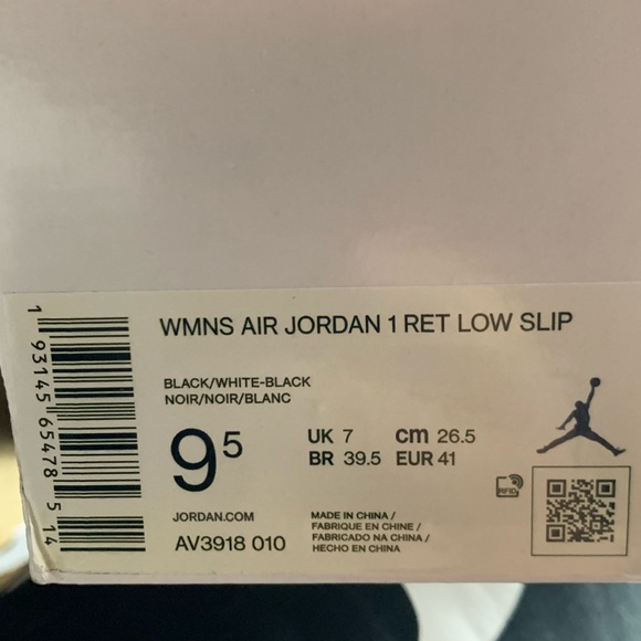 Air Jordan 1 Low Slip On Cyber Monday - Picture 7 of 9